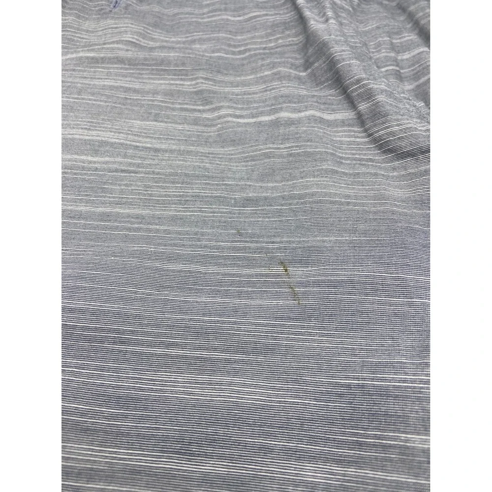 Flag and Anthem Shorts Blue White Heathered Slub Stripe Chino Mens 32